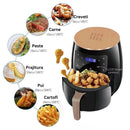 Pacchetto Convenienza Cucina – Friggitrice ad Aria 6L 2400W Senza Olio con Display Digitale + Grattugia 6 in 1 per Verdure e Frutta con Contenitore