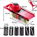 Pacchetto Convenienza Cucina – Friggitrice ad Aria 6L 2400W Senza Olio con Display Digitale + Grattugia 6 in 1 per Verdure e Frutta con Contenitore