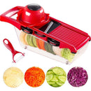 Pacchetto Convenienza Cucina – Friggitrice ad Aria 6L 2400W Senza Olio con Display Digitale + Grattugia 6 in 1 per Verdure e Frutta con Contenitore