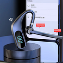 Auricolare Bluetooth Wireless KJ12, Vivavoce con Microfono, Rotazione 180°, Display LED, Lunga Autonomia, Connessione Rapida, Portata 10m, Nero