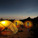SET 4X Lampada Solare LED a FIACCOLA con Effetto Fiamma - 12 LED, Design Elegante, Resistente alle Intemperie