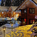SET 4X Lampada Solare LED a FIACCOLA con Effetto Fiamma - 12 LED, Design Elegante, Resistente alle Intemperie