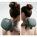 Massaggiatore Cervicale 4D Effetto Mani Reali, con Riscaldamento, USB, 3 Livelli di Massaggio, 2 Livelli di Calore, per Collo e Spalle