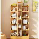 Libreria Decorativa ad Albero con 18 Ripiani, Cassetto Integrato, Design Unico 51x18x168 cm