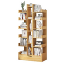 Libreria Decorativa ad Albero con 18 Ripiani, Cassetto Integrato, Design Unico 51x18x168 cm