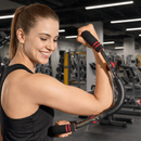 Attrezzo Multifunzione per Allenamento, Resistenza Regolabile 110-132 lbs, Estensore a U, per Bicipiti, Tricipiti, Spalle, Schiena e Cosce