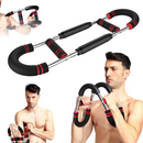 Attrezzo Multifunzione per Allenamento, Resistenza Regolabile 110-132 lbs, Estensore a U, per Bicipiti, Tricipiti, Spalle, Schiena e Cosce