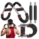 Attrezzo Multifunzione per Allenamento, Resistenza Regolabile 110-132 lbs, Estensore a U, per Bicipiti, Tricipiti, Spalle, Schiena e Cosce