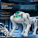 Cane Robot Intelligente Bionico con Controllo Vocale e Telecomando, Giocattolo Interattivo, Ballo, Programmazione, Capriole a 360° e Acrobazie