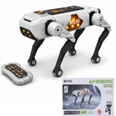 Cane Robot Intelligente AI+ Atlas con Controllo Vocale, Telecomando, Movimenti Bionici, Luci LED e Musica