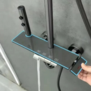 Sistema Doccia Smart con Luci LED, Display LED, Controllo Termostatico, 4 Modalità di Getto, Rotazione 360°, Soffione Doccia e Rubinetto a Scomparsa, Senza Collegamento Elettrico