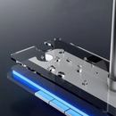 Sistema Doccia Smart Termostatico con Display Digitale, Tasti Piano, Doccia Soft Rain e Cascata Nascosta, Design Moderno per il Bagno