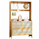 Scarpiera in Bambù 3-in-1 | 2 Vani | 70x31x168 cm | Organizzazione per Ingresso, Camera da Letto o Soggiorno