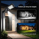 Telecamera di Sorveglianza 4G con Pannello Solare 16W, Batteria 12Ah, Visione Notturna a Colori, Audio Bidirezionale, Rilevamento del Movimento, V380 Pro