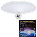 Telecamera di Sorveglianza Smart 2-in-1 con Lampada LED, WiFi 3MP 4K, Full-Color, Pan-Tilt 360° e Audio Bidirezionale