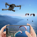 Drone E88PRO 4K Ultra HD con Doppia Fotocamera, FPV Real-Time, Altitude Hold, Controllo Gestuale e Design Pieghevole