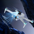 Drone Professionale X32PRO Ultra Screen 4K Ultra HD, Motore Brushless, Pieghevole, Radiocomando con Schermo Integrato da 4,3 Pollici