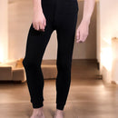 Pacchetto 1+1 Leggings Uomo Felpati a Vita Alta con Apertura Frontale - Intimo Termico per Attività Outdoor