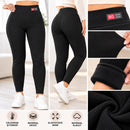 Pantaloni a Righe Imbottiti, Vestibilità Comoda e Confortevole, Taglie Forti 2XL-5XL