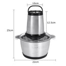 Confezione Tritatutto Elettrico Universale con 4 Lame in Inox + Affilatore Elettrico Portatile Professionale per Tutti i Tipi di Lame