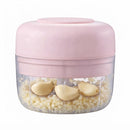 Confezione Tritatutto Elettrico Universale con 4 Lame Inox + Mini Chopper Elettrico - Tritatutto Multifunzione per Verdure, Carne, Aglio e Noci