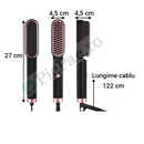 Spazzola Elettrica Professionale per Lisciare i Capelli - 2 in 1 Lisciatura e Ondulazione