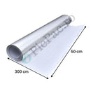 Pellicola Adesiva Argentata Cucina 60x300cm - Resistente al Calore e all'Acqua