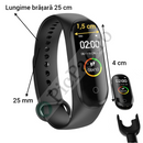 Braccialetto Fitness Smartwatch con Cardiofrequenzimetro e Notifiche - Modello 3 Plus
