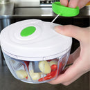 Mini Tritatutto Manuale a Corda - Trita Verdure Veloce ed Efficiente