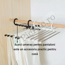 Gruccia Organizer per Pantaloni - Design Versatile, Spazio Ottimizzato
