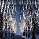 Luci a Frange LED a Ghiaccioli con Effetto Neve – Luce Bianca Fredda per Interni ed Esterni