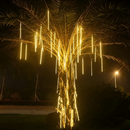 Luci a Frange LED Ghiaccioli con Effetto Neve Cadente – Luce Bianca Calda per Interni ed Esterni