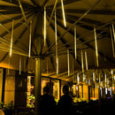 Luci a Frange LED Ghiaccioli con Effetto Neve Cadente – Luce Bianca Calda per Interni ed Esterni