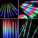 Luci a Frange LED Ghiaccioli con Effetto Neve Cadente – Multicolore, Interno/Esterno