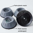Set 4 Piedini Antivibrazione per Lavatrice - Antiscivolo e Fonoassorbenti