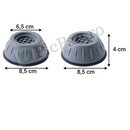 Set 4 Piedini Antivibrazione per Lavatrice - Antiscivolo e Fonoassorbenti