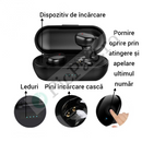 Auricolari Wireless Bluetooth 5.0 TWS - Suono Stereo HD, Resistenti all'Acqua, Touch Control