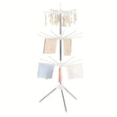 Stendibiancheria Verticale A 3 Livelli | Pieghevole | 170 cm | Bracci Girevoli + 24 Ganci | Interno/Esterno | Salvaspazio