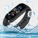 Braccialetto Fitness Intelligente M6 - Monitor di Attività con Frequenza Cardiaca e Meteo sul Display
