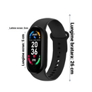 Braccialetto Fitness Intelligente M6 - Monitor di Attività con Frequenza Cardiaca e Meteo sul Display