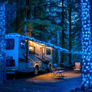 Luci di Natale su Bobina 100m LED Blu | 500 LED Potenti | 8 Giochi di Luce | IP44