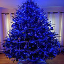 Luci di Natale su Bobina 100m LED Blu | 500 LED Potenti | 8 Giochi di Luce | IP44