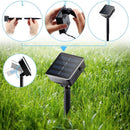 Luci di Natale Solari 100 LED Blu 10m – Esterno IP44, Nessun Consumo Elettrico