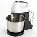 Sbattitore con ciotola in acciaio inox, potenza 200 W, 2L, 7 Velocità