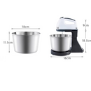 Sbattitore con ciotola in acciaio inox, potenza 200 W, 2L, 7 Velocità