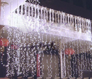 Tenda Luminosa di Natale 3x3 m – Luci Bianco Freddo per Interno ed Esterno