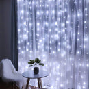 Tenda Luminosa di Natale 3x3 m – Luci Bianco Freddo per Interno ed Esterno