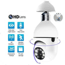 Telecamera WiFi a Lampadina 355° Full HD con Angolo Panoramico, Sensore di Movimento e Funzione Audio Bidirezionale