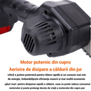 Mini Motosega Elettrica a Batteria 4 pollici - Set Completo con 2 Batterie + 1 Catena di Ricambio