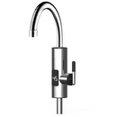 Rubinetto Elettrico Istantaneo in Acciaio Inox 3000W - Acqua Calda in Pochi Secondi, Display LED, Rotazione 360°